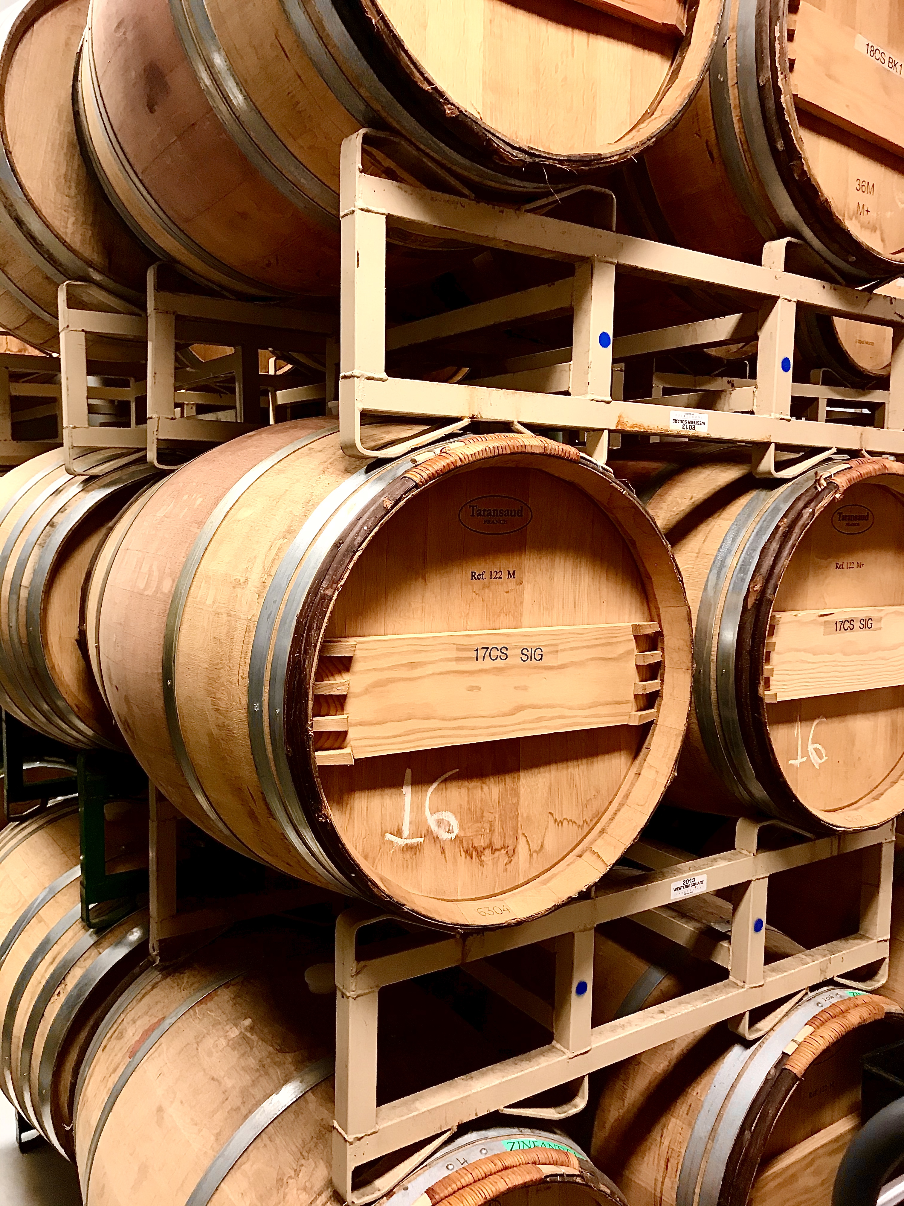 Javelina Leap wine barrels
